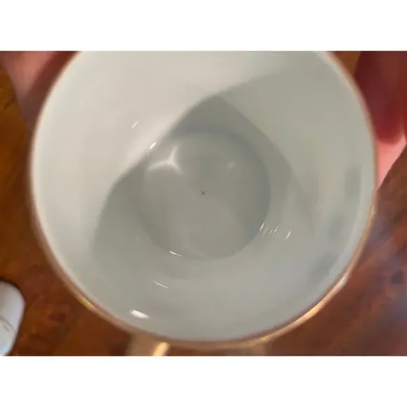 Vintage Victoria Austria Demitasse/Espresso Cup & Saucer, Gold, Black, Set of 10